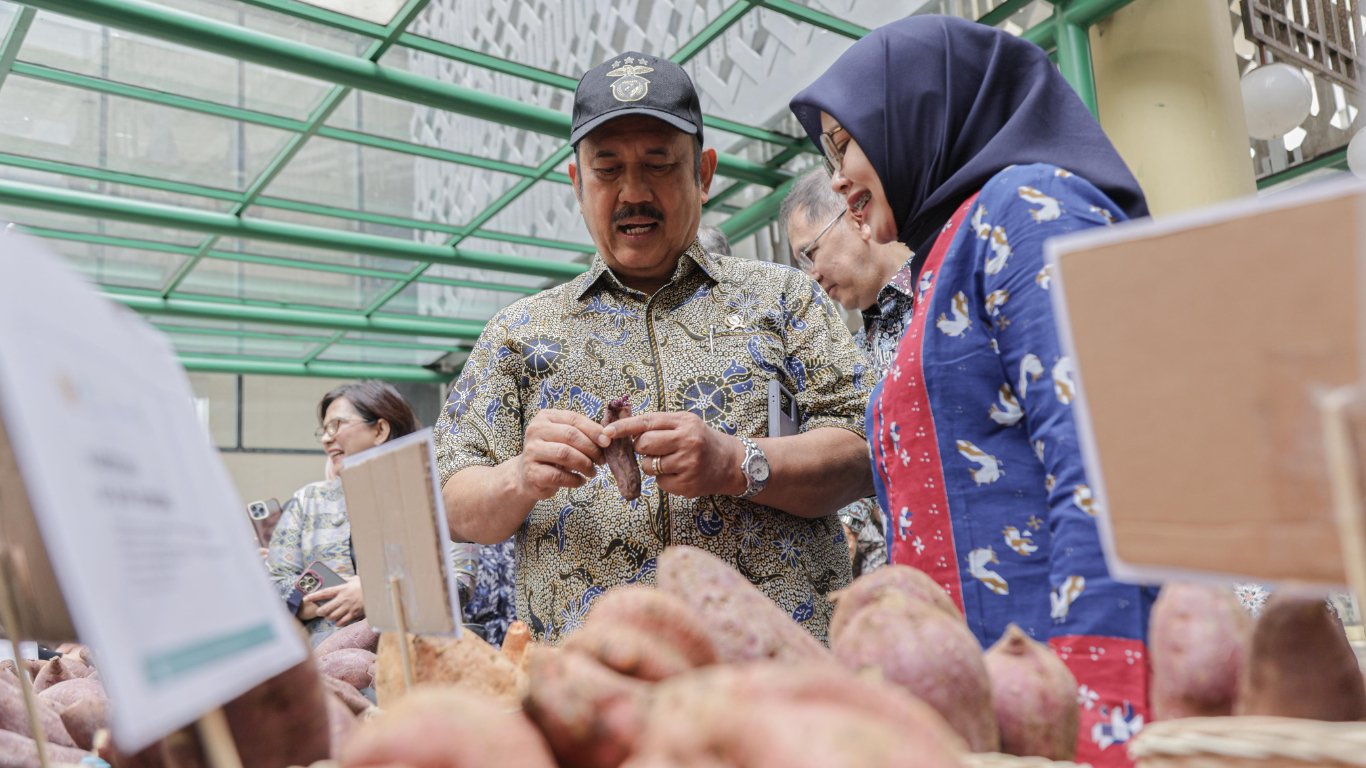 Bappenas Dukung Penguatan Sistem Pangan Indonesia melalui Pusat Riset dan Inovasi Ubi Jalar