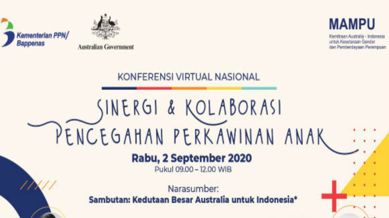 Bappenas: Kolaborasi Lintas Sektor Kunci Turunkan Tingkat Perkawinan Anak Ke 6,94 Persen Pada 2030