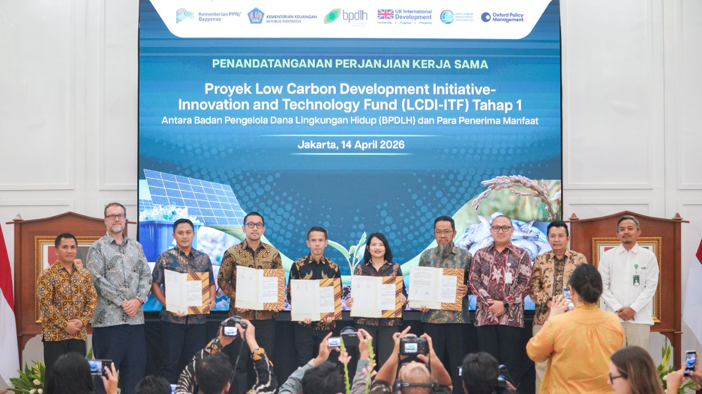 Indonesia–Inggris Akselerasi Pembangunan Rendah Karbon Melalui Pendanaan Inovasi Proyek LCDI-ITF