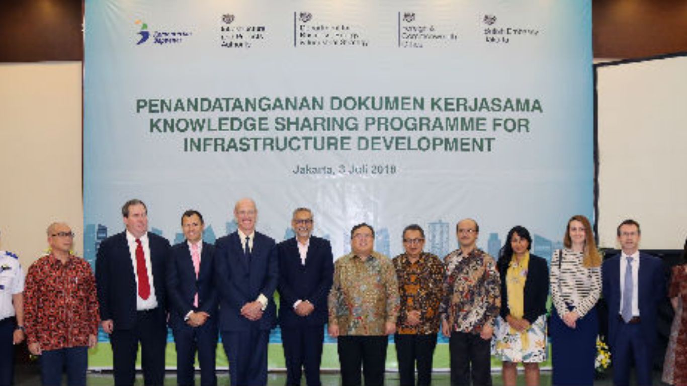 Indonesia-Inggris Tandatangani Dokumen Kerjasama Pembangunan Sektor Infrastruktur