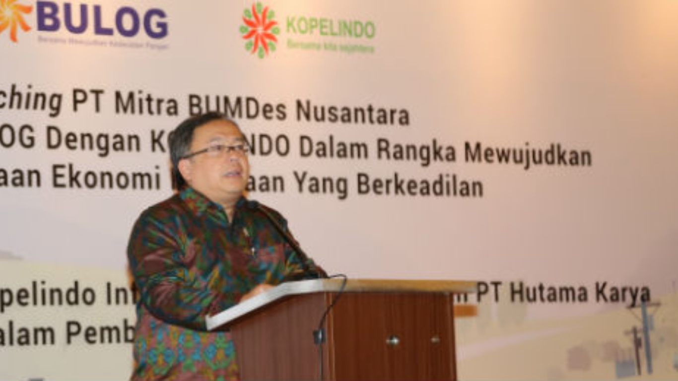 Menteri Bambang Paparkan Alternatif Sumber Pembiayaan Infrastruktur Pada RAT Kopelindo Tahun 2017