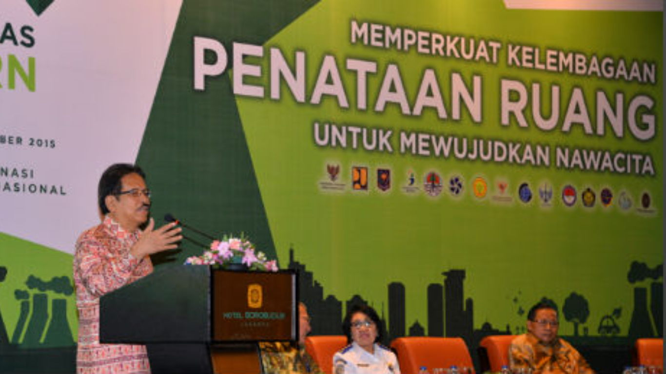 Menteri PPN/Kepala Bappenas Sofyan Djalil Hadiri Rapat Kerja Nasional Badan Koordinasi Penataan Ruang Nasional