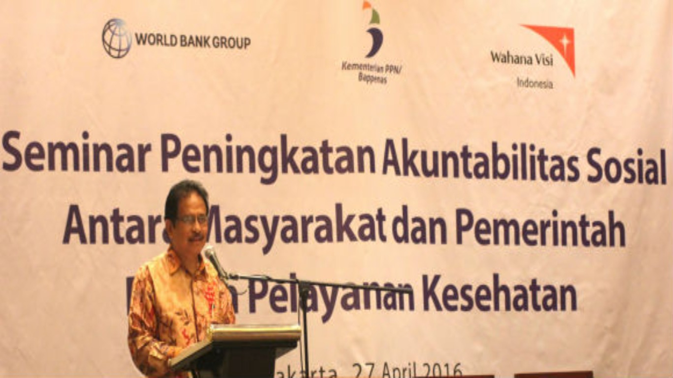 Menteri Sofyan: Akuntabilitas Sosial Penting untuk Menyeimbangkan Supply dan Demand Pelayanan Kesehatan