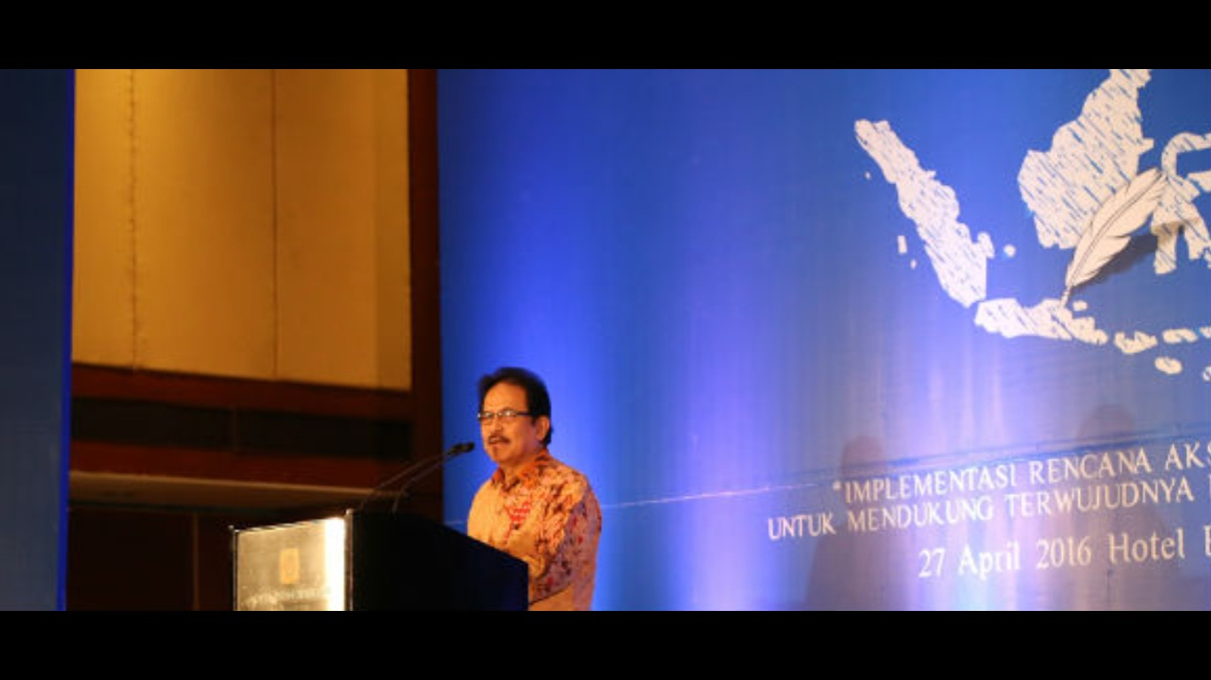 Menteri Sofyan Djalil Berikan Arahan Dalam Rakornas Informasi Geospasial