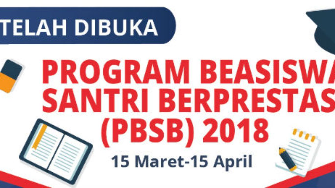 Pendaftaran Program Beasiswa Santri Berprestasi 2018