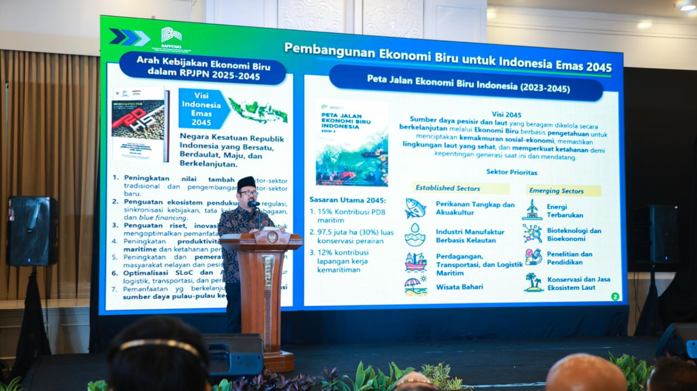 Perkuat Komitmen Ekonomi Biru, Bappenas Luncurkan Dokumen Blue Food Assessment dan Blue Economy Index
