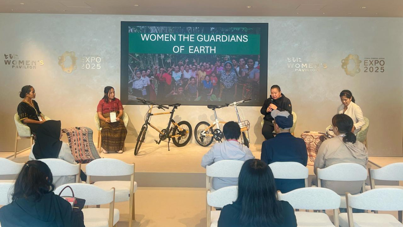 Pesan dan Praktik Baik Pelestarian Alam dari Mama Bamboo di Women’s Pavilion Expo 2025 Osaka