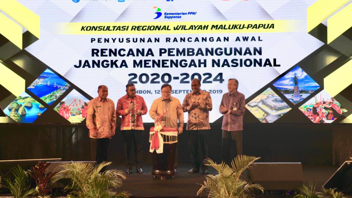 Pimpin Konreg RPJMN 2020-2024 Wilayah Maluku dan Papua, Menteri Bambang Paparkan Strategi Pembangunan Wilayah Timur Indonesia