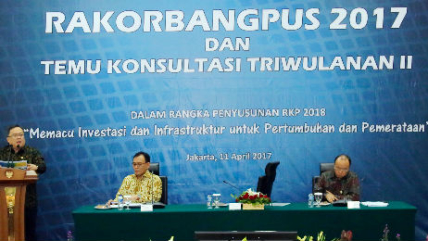 Rakorbangpus 2017 dalam Rangka Penyusunan RKP 2018 “Memacu Investasi dan Infrastruktur untuk Pertumbuhan dan Pemerataan”