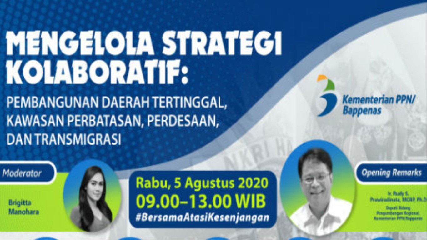 Strategi Kolaboratif Untuk Pembangunan Daerah Tertinggal, Kawasan Perbatasan, Perdesaan, Dan Transmigrasi