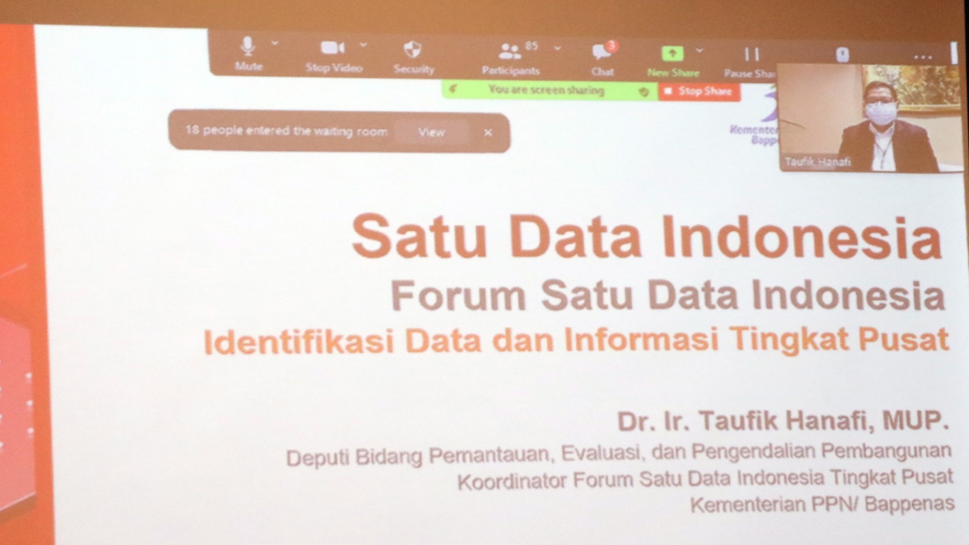 Tetapkan Data Prioritas Pusat-Daerah, Bappenas Gunakan API Satu Data Indonesia