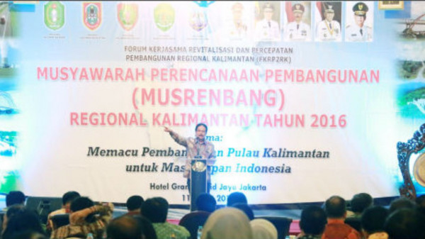 Arahan Menteri Sofyan Di Musrenbang Regional Kalimantan: Fokus Menyiapkan Program Prioritas