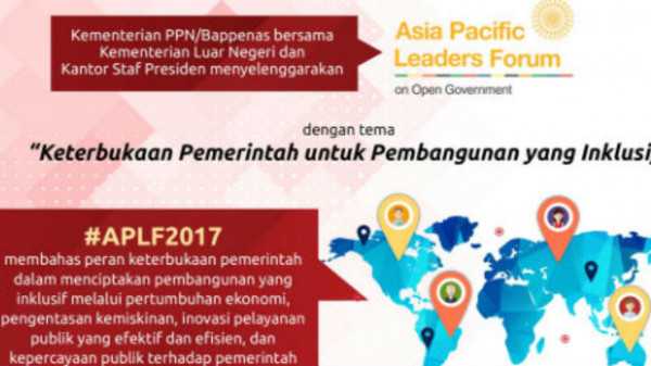 Asia Pacific Leaders Forum on Open Government 2017: Keterbukaan Pemerintah untuk Pembangunan Yang Inklusif
