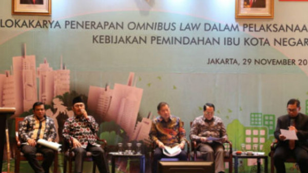 Bappenas Bahas Peran Omnibus Law untuk Harmonisasi Peraturan Terkait Pemindahan Ibu Kota Negara