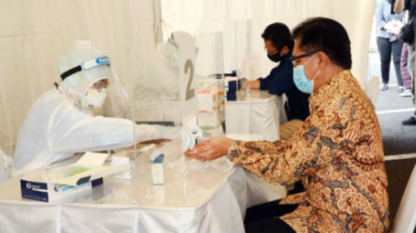 Wujudkan Kantor Produktif dan Aman Covid-19, Bappenas Gelar Rapid Test untuk 2000 Pegawai dan Pimpinan