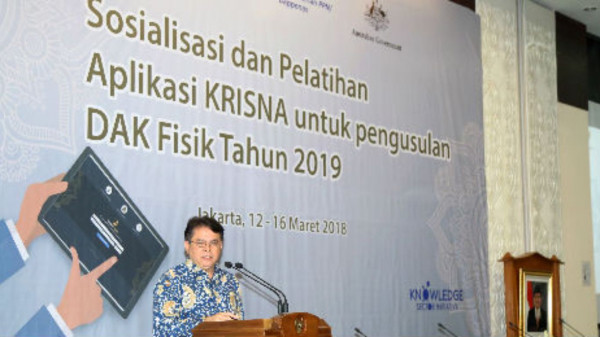 Bappenas Selenggarakan Pelatihan Penggunaan KRISNA untuk Pertajam Usulan DAK Fisik 2019