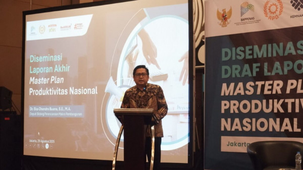 Bappenas Siapkan Master Plan Produktivitas Nasional sebagai Kunci Wujudkan Indonesia Emas 2045