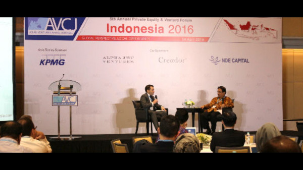 BERITA FOTO: Menteri Sofyan Menghadiri 5th Annual Private Equity & Venture Forum Indonesia 2016