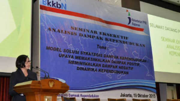 Bidik Pembangunan Nasional Berwawasan Kependudukan, Kementerian PPN/Bappenas - BKKBN Gelar Seminar Eksekutif