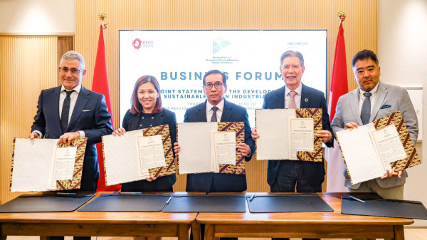 Di World Expo 2025 Osaka, Indonesia Teken Investasi USD 22 Miliar untuk Pengembangan Kawasan Industri Hijau Berkelanjutan