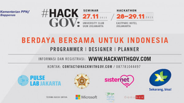 #HACKGOV 2015 : Berdaya Bersama untuk Indonesia