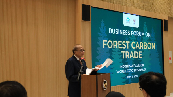 Indonesia Tawarkan Kredit Karbon Berbasis Hutan Tropis dalam Forum Bisnis di Osaka
