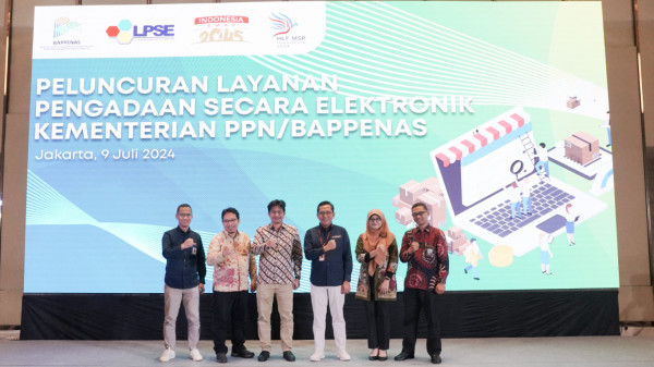 Komitmen Terapkan Tata Kelola Pengadaan Baik,  Kementerian PPN/Bappenas Luncurkan LPSE Sendiri
