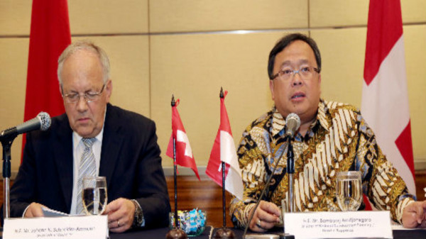 Menteri Bambang Resmikan Swiss Business Hub di Jakarta