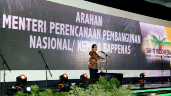 Menteri PPN/Kepala Bappenas Hadiri Pertemuan Nasional Sawit Indonesia 2016
