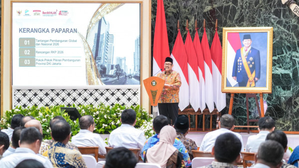 Menteri Rachmat Pambudy Sampaikan Empat Rekomendasi Pembangunan DKI Jakarta di Musrenbangprov DKI Jakarta 2025