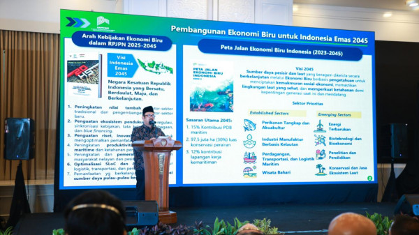 Perkuat Komitmen Ekonomi Biru, Bappenas Luncurkan Dokumen Blue Food Assessment dan Blue Economy Index