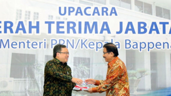 Serah Terima Jabatan Menteri PPN/Kepala Bappenas